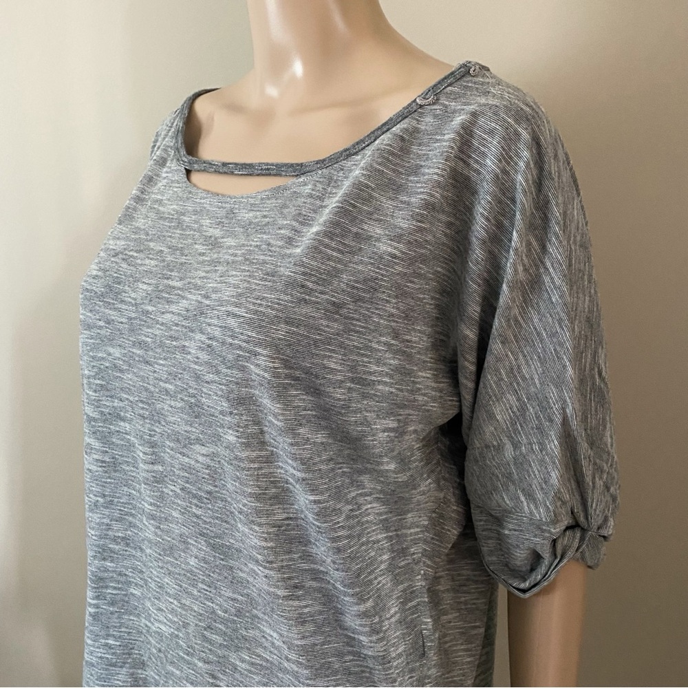 AX Armani Exchange Heathered Blouse, women’s large - Picture 5 of 9